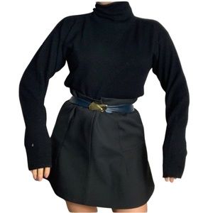 Vintage Belford 100% Cashmere Black Turtleneck
